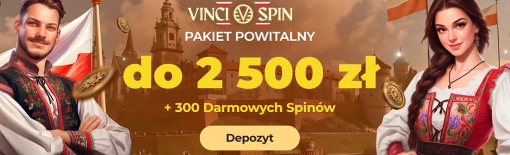 Vincispin casino bonus